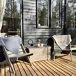 Lapland Landscape With Nature View, Sauna, Fireplace & Kitchen, Yllaes, Aekaeslompolo, Borealis Village Экясломполо