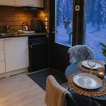 Lapland Landscape With Nature View, Sauna, Fireplace & Kitchen, Yllaes, Aekaeslompolo, Borealis Village *