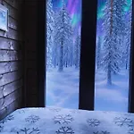 Chalet Lapland Landscape With Nature View, Sauna, Fireplace & Kitchen, Yllaes, Aekaeslompolo, Borealis Village *