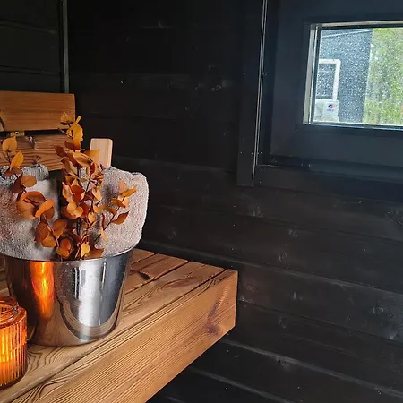 Lapland Landscape With Nature View, Sauna, Fireplace & Kitchen, Yllaes, Aekaeslompolo, Borealis Village *