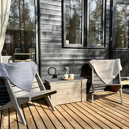 Lapland Landscape With Nature View, Sauna, Fireplace & Kitchen, Yllaes, Aekaeslompolo, Borealis Village Äkäslompolo