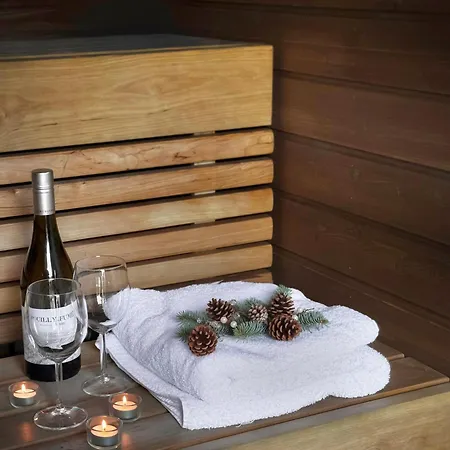 Lapland Landscape With Nature View, Sauna, Fireplace & Kitchen, Yllaes, Aekaeslompolo, Borealis Village Chalet *