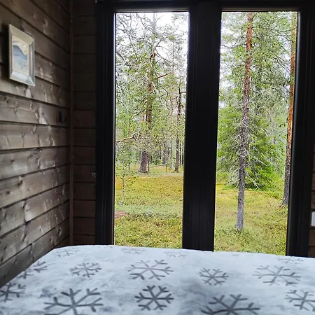 Lapland Landscape With Nature View, Sauna, Fireplace & Kitchen, Yllaes, Aekaeslompolo, Borealis Village Äkäslompolo