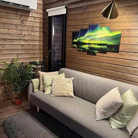 Lapland Landscape With Nature View, Sauna, Fireplace & Kitchen, Yllaes, Aekaeslompolo, Borealis Village Äkäslompolo