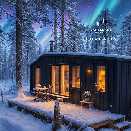 Chalet Lapland Landscape With Nature View, Sauna, Fireplace & Kitchen, Yllaes, Aekaeslompolo, Borealis Village Äkäslompolo