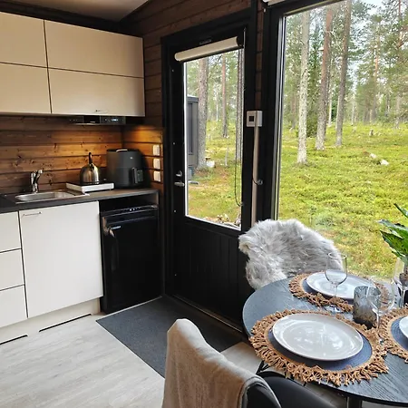 Chalet Lapland Landscape With Nature View, Sauna, Fireplace & Kitchen, Yllaes, Aekaeslompolo, Borealis Village