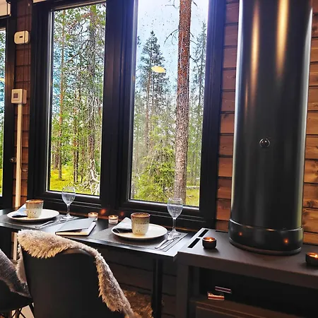 Alpstuga Lapland Landscape With Nature View, Sauna, Fireplace & Kitchen, Yllaes, Aekaeslompolo, Borealis Village Äkäslompolo