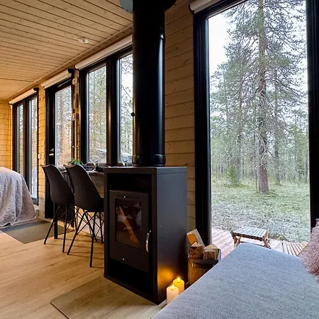 בקתה Borealis Village Xxl |sauna|wifi|yllaes|aurora *