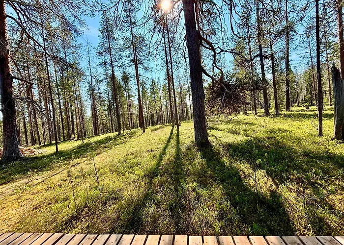 Lapland Landscape With Nature View, Sauna, Fireplace & Kitchen, Yllaes, Aekaeslompolo, Borealis Village Alpstuga