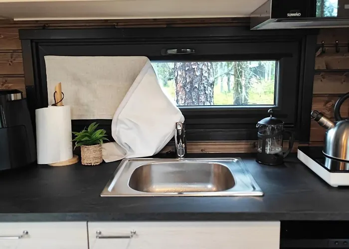 Lapland Landscape With Nature View, Sauna, Fireplace & Kitchen, Yllaes, Aekaeslompolo, Borealis Village * Äkäslompolo